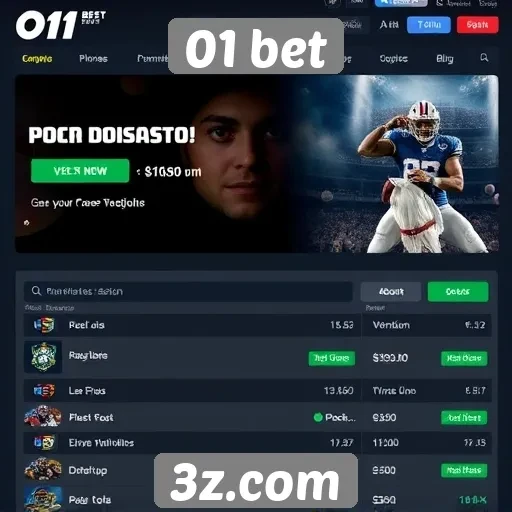 Novidades e promoções atraentes da plataforma 01 bet