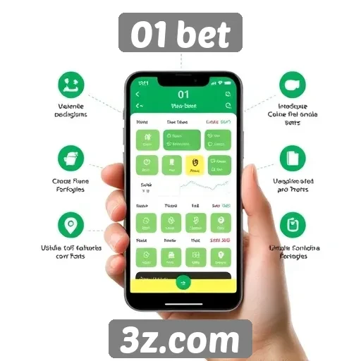 Funcionalidades do aplicativo móvel da 01 bet