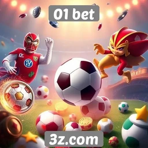 Variedade de jogos oferecidos pela 01 bet